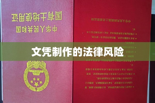 和硕文凭制作的法律风险